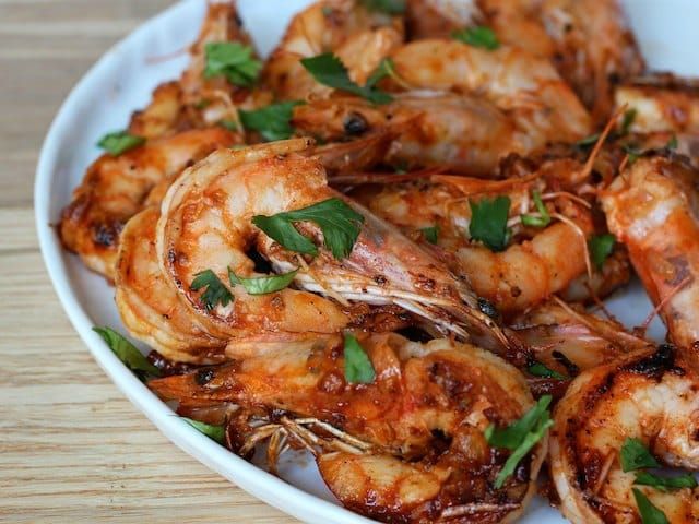 Gambas Sautées à l'Ail