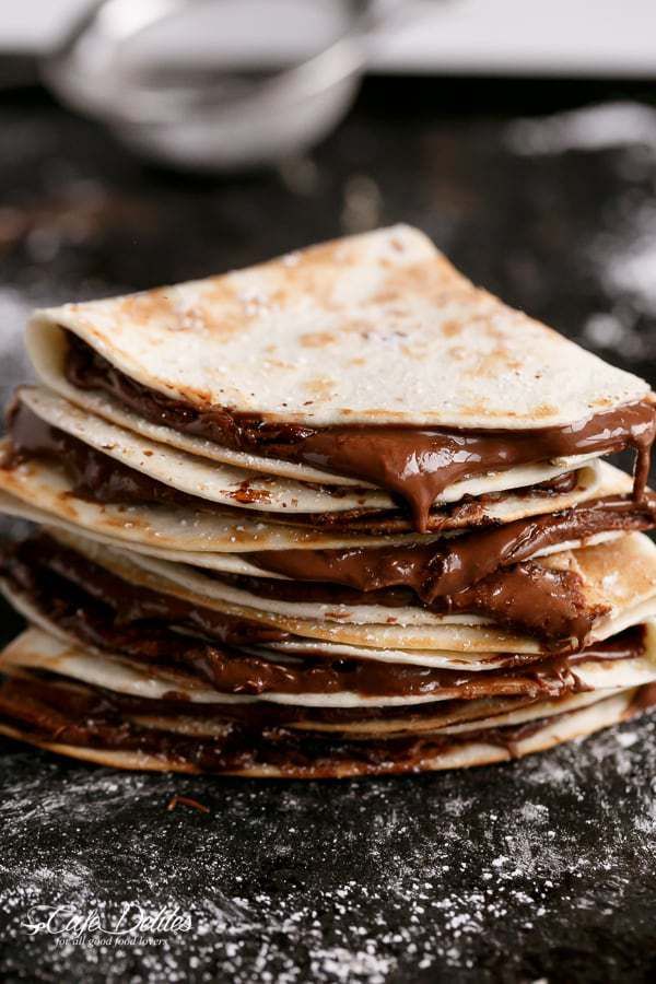 Crepes au Nutella
