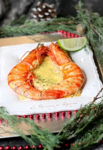 Gambas à la crème