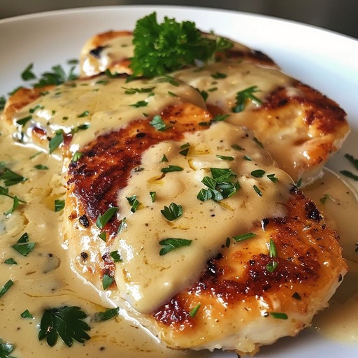 Escalope de Poulet au Fromage à la Provençale 