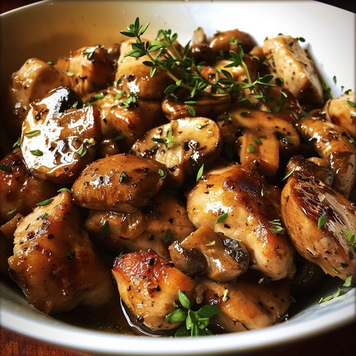 Fricasse de Poulet aux Légumes 