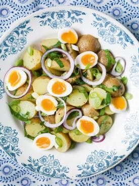 Salade Pomme de Terre, Oeuf de Caille 
